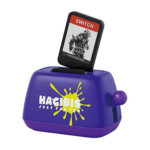 Hagibis Funda para Juego de Nintendo Switch,Compatible con Tarjetas de Juego de Nintendo Switch,Soporte de Almacenamiento para tostadoras,Almacenamiento de 2 Cartuchos de Juego (Morado)