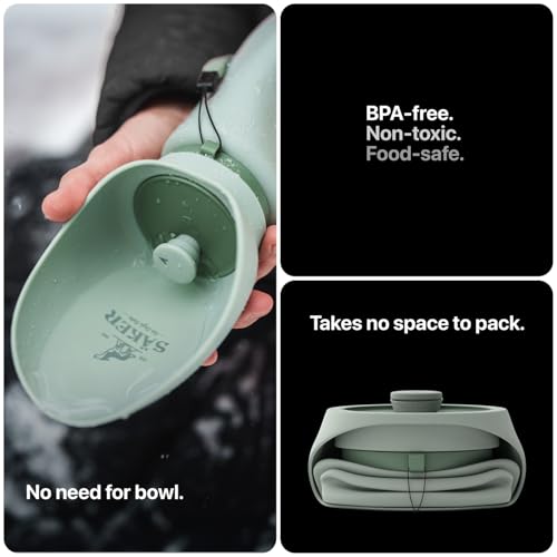 SÄKER Slurpy Sack Collapsible Dog Water Bottle 750ml — view 5