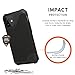URBAN ARMOR GEAR UAG Designed for iPhone 12 Mini Case [5.4-inch Screen] Feather-Light Heavy Duty Shockproof Slim Rugged Metropolis LT. Protective Cover, Smooth PU SATN ARMR Black