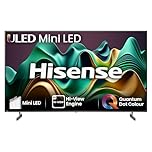 Hisense 75 Inch 4K Mini-LED TV 75U6NQTUK - Quantum Dot Colour, Dolby Vision Atmos, Hi-View Engine, FilmMaker Mode, Vidaa OS with Voice Control, Freely, Youtube, Netflix and Disney+ (2024 Model)