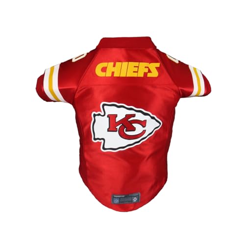 Littlearth NFL Kansas City Chiefs Premium Pet Jersey, Team Color, Small