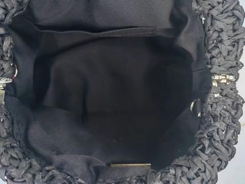 Rhinestone Straw Beach Bag Women Cute Shoulder Tote Bag Crossbody Purse Travel Beach Bag Summer Top-handle Hobo Bags 20253