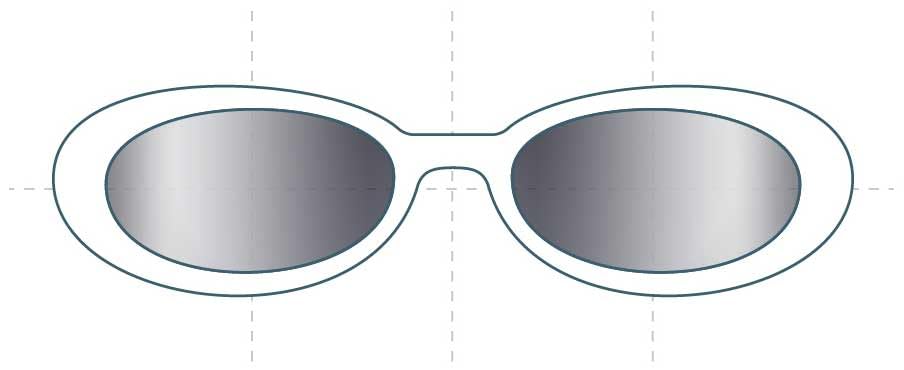 Sunglass Fix Replacement Sunglass Lenses Compatible for Smith Voodoo 60mm (Non-Polarized SFx Edge Flash Silver Mirror Black Pair)
