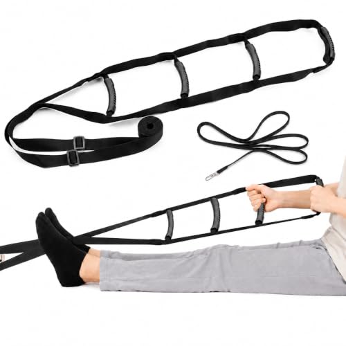 Gpajdty Bed Ladder Assist with 4 Ergonomic Handles Adjustable Bed Caddie Sit-Up Assist Dual-Point Support for Seniors Pregnancy After Surgery & Limited Mobility Fits Most Beds 400 lb Capacity