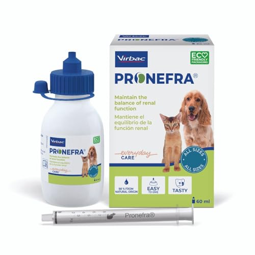 Virbac Pronefra Diät-Ergänzungsfuttermittel für Kleintiere, 1er Pack (1 x 60 ml)