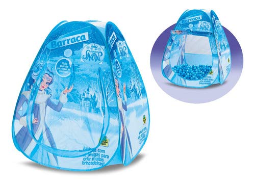Barraca Infantil Princesa Snow C/ 50 Bolinhas Toquinha Tenda