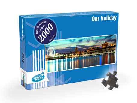 Puzzle panoramico personalizzato - 2000 pezzi - Puzzle personalizzato da una vostra foto, puzzle personalizzato di grande formato, puzzle da una vostra foto preferita