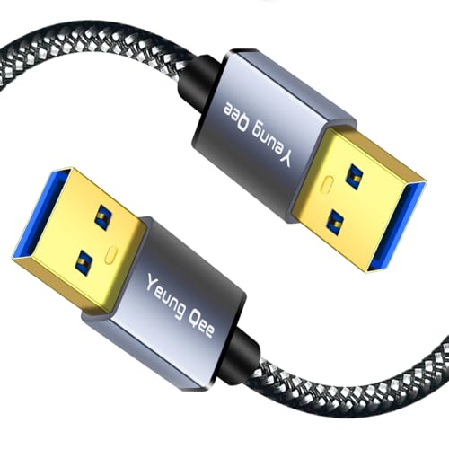 USB to USB Cable 1.5ft,USB 3.0 A to A Male Cable USB Male to Male...