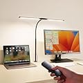 FAPEMIH Dual-Head LED Desk Lamp for Office Home, Adjustable Flexible Eye-Caring Desk Light, 5 Modes 10 Brightness Adjustment, USB Adapter Desk Lamp with Clamp-ST-B