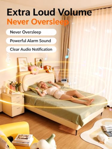 ChayWillow LED Projection Alarm Clock with Temperature Display - image 2