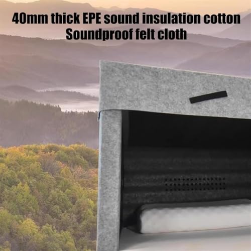 Tenda oscurante per dormire, in cotone, insonorizzata, design pieghevole con altoparlanti integrati, a prova di luce e ventilazione, aiuto multifunzionale per dormire