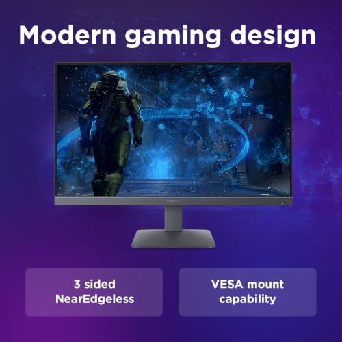 Image of Lenovo LOQ 27Q-10 | 27 inch (68.5cm) QHD (2560x1440) IPS 180Hz Gaming Monitor | 0.5ms, HDR10 Compliance, AMD FreeSync, 99% sRGB, 2xHDMI 2.1 TMDS, 1xDP 1.4| Tilt | Lunar Grey | 68F3GACBIN