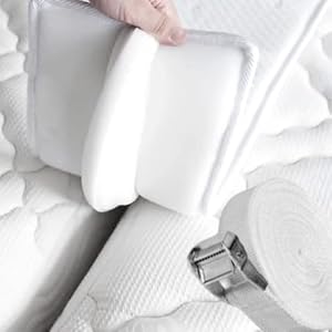 welldora – Premium Liebesbrücke für Matratzen – Extra breiter Ritzenfüller 200×25 – Weiche Matratzenbrücke für Paare & Familien – Matratzenverbinder mit Spanngurt