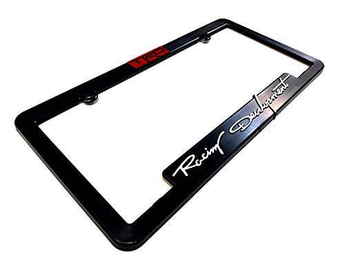 (2) Trd Toyota Racing Development License Plate Frames 3D Letter Frame Brackets (1-Pair) #TOP3