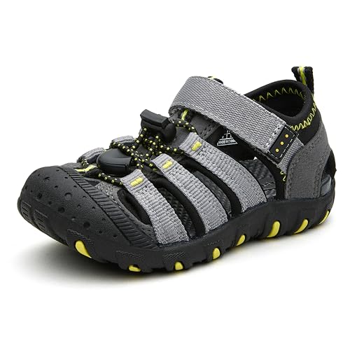Image of Weestep Toddler Little Kid Boys and Girls Close Toe Hook Loop Sandal
