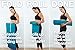 Koru Fold & Roll Yoga Mat (Teal/Navy Blue)