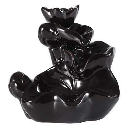 AUNMAS Räucherstäbchenhalter Rückfluss Keramikglasur Räuchergefäß Ständer Räucherkegel Rückfluss Räuchergefäß für Home Office Decor