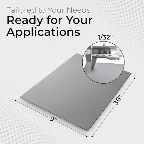 Image of Exactly Rubber - Commercial Grade Silicone Sheet, 60A Durometer Silicone Mat, -80 to 450F Temperature Resistant Rubber Mat, Rubber Sheet with 350% Elongation, Made in The USA, 1 /32 x 9 inch x 36 inch, Grey