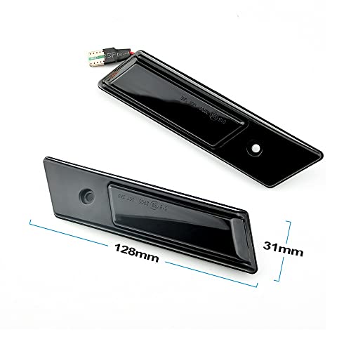 Espejo secuencial luz intermitente dinámico lateral para BMW E32 E34 E36 modelos 1990-1996 3