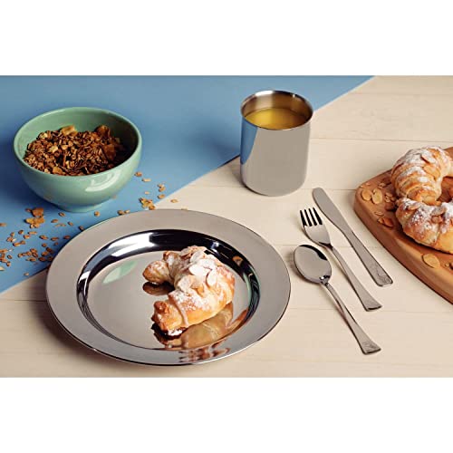 Prato Infantil Tramontina Baby Friends em Aço Inox 23 cm