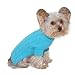 Stinky G Turquoise Turtleneck Dog Sweater, Classic Aran Knit (#8 - X Small)