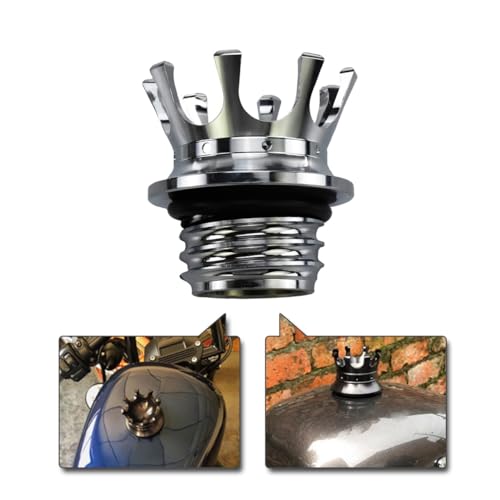 Bouchon réservoir carburant Crown anti-fuite pour éliminer les odeurs d'essence sur Dyna