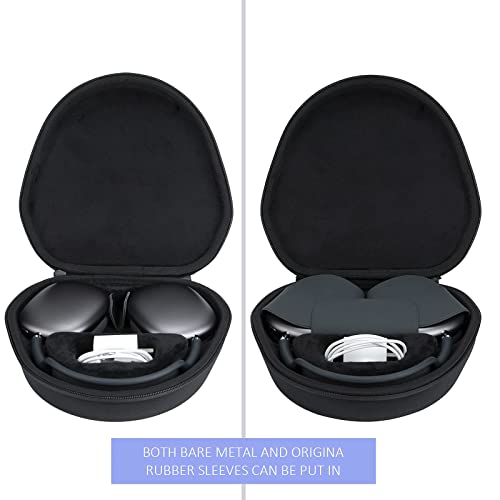 Co2Crea Hard Case With Sleep Mode Replacement For Apple Airpods Max Headphone (Black Case) #TOP5