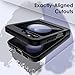 JETech Case for Samsung Galaxy Z Flip 5 2023 with Hinge Protection, Heavy Duty Rugged Protective Hard PC Phone Cover, Anti-Fingerprint Matte Finish (Black)