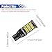 Tuxihapp 4PCS T15 LED Reverse Light Bulbs for Car - 6500K 4014 45SMD Chipsets Super Bright Backup Light Turn Signal Bulb - No-Error Brake Lights Bulb Replacement for Most Cars (White)