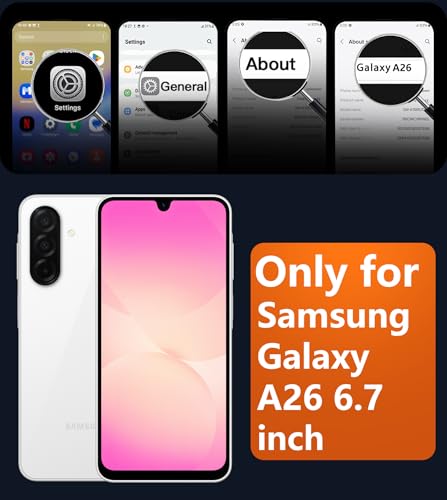Image of FNTCASE for Galaxy A26 5G Phone Case: Magnetic Matte Translucent Military Grade Drop Protection Cell Phone Cover - Slim Rugged Durable Shockproof Protective for Samsung A26 Cases - Light Pink