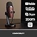 Blue Yeti Nano Premium USB Microphone for Recording, Streaming, Gaming, Podcasting on PC and Mac, Condenser Mic VO!CE Effects, Cardioid and Omni, No-Latency Monitoring - Red Onyx