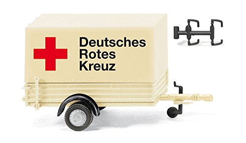 Preisvergleich Produktbild Wiking 086504 Pkw-Anhänger DRK (1:87)