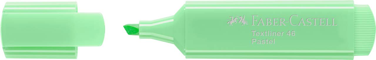 Faber-Castell Textliner 46 Textmarker Pastellgrün, 50 Stück