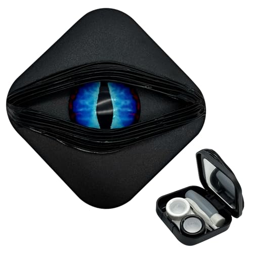 LADYPONYCSC Contact Lens Cases (Case Only, No Contacts) Spooky &