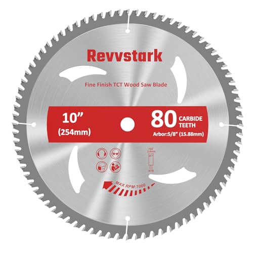 10 Inch Table Saw Blades TCT Circular Saw Blade 80T with 5/8