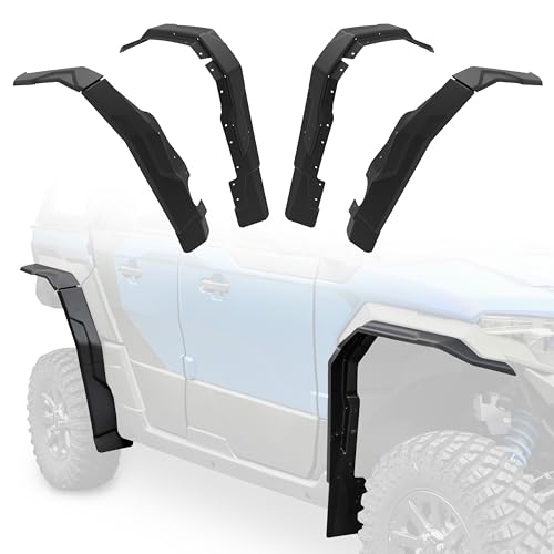 Image of Full Coverage Fender Flares for Polaris Xpedition XP /ADV, Heavy Duty Front & Rear Mud Flaps Guards for Polaris Xpedition XP /XP 5 /ADV /ADV 5 2024 2025 Accessories (Replace #2890638)