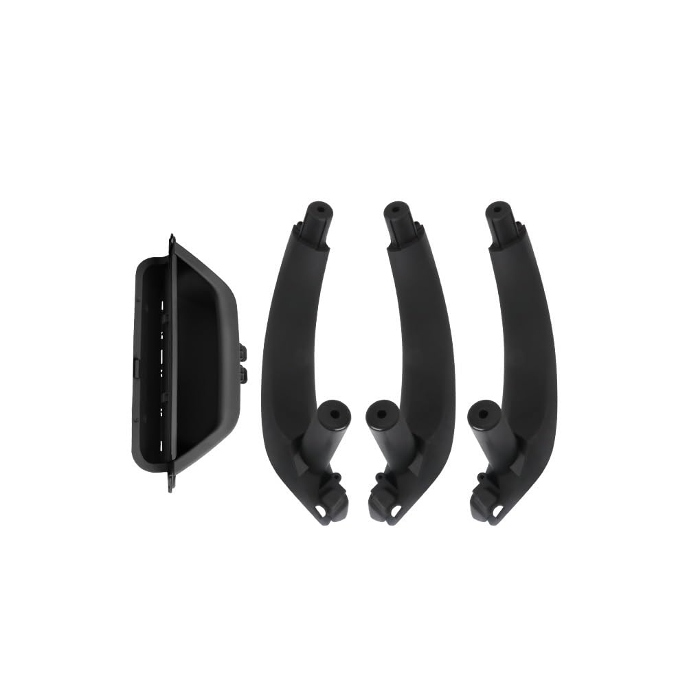 Pibid Car Inner Handle Car Interior Door Handle Inner Panel 51419209216 for X3 for X4 for F25 for F26(Black LHD 1 Set)