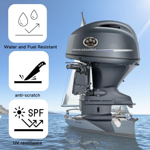 Image of Outboard Motor Low Emission 3 Star California Sticker Decal for Mercury | 3.58 x 2.4 Inch, Also Fit Yamaha, Suzuki, Honda, Johnson Evinrude and most Brand Motors
