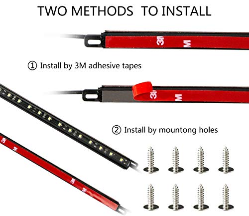 MingDak Under Cabinet LED Lighting Kit,(6) 12’’ Linkable Light Bars + Rocker Switch + Power Adapter, LED Gun Safe Lighting for Cabinet, Safe, Locker, Closet, Counter, Shelf, Showcase,5000K Daylight - Thumbnail 3