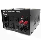 20,000W Industrial-Grade Capacity – Powerful heavy-duty step-down transformer built for high-load machinery, commercial environments, workshops, and large home appliances requiring continuous operation. Converts 220V–240V to 110V–120V – Safely operat...