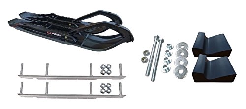 C&A Pro Black XCS Snowmobile Skis w/ 9