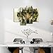 Wolf 4 Pieces Modern Canvas Painting Wall Art The Picture for Home Decoration Wolf Pine Trees Forest Wolf Animal Print On Canvas Giclee Artwork for Wall Decor