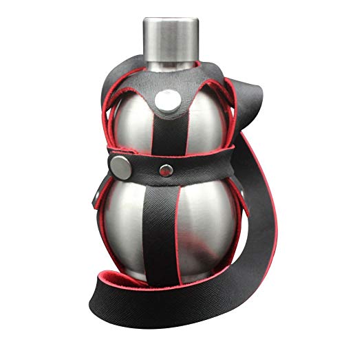 Bouteille alcool en acier inoxydable portable pour randonnée et bivouac 18OZ