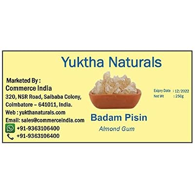 Yuktha Naturals Badam Pisin - Badam Gum - Almond Gum - 250g