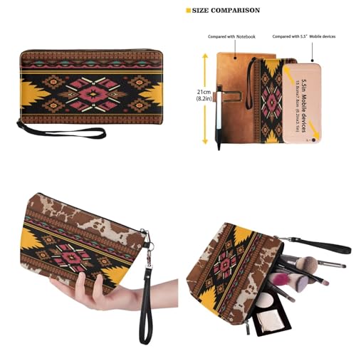 Image of Top Handle Purse for Women, Large Tote Handbag With PU Wallet Set, Gift for Mom