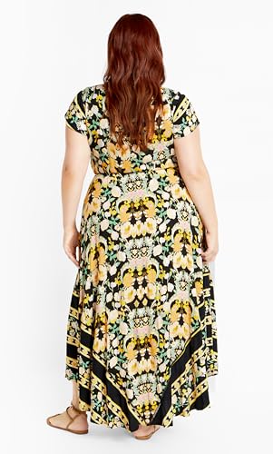 Image of City Chic Plus Size Dress, Lilah Maxi Dress