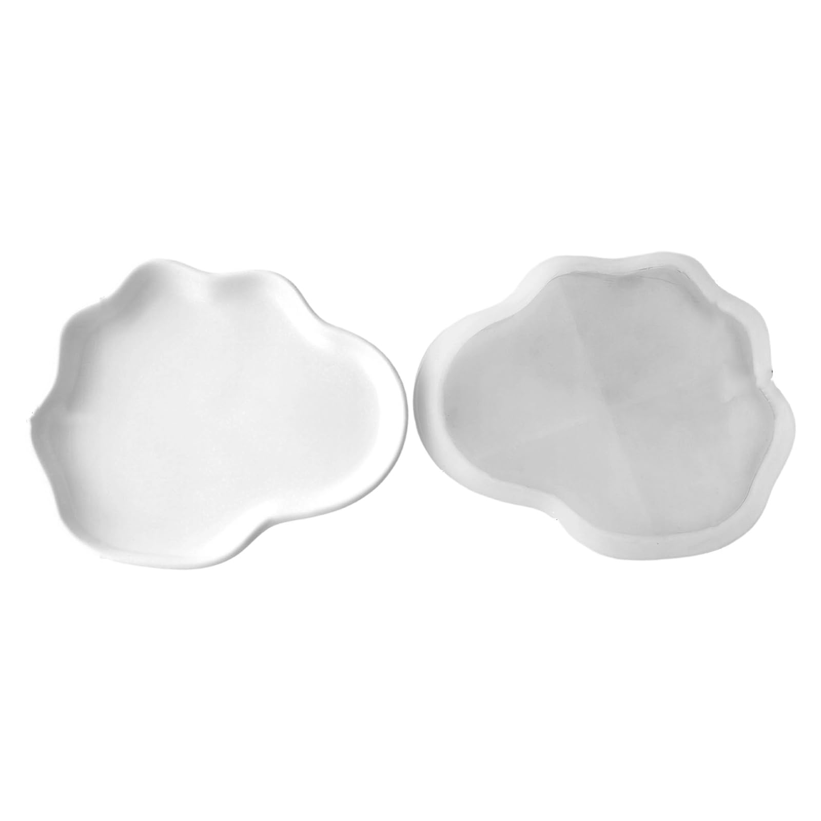 CAZSTYK Cloud Tray Molds Easy Demolding for Making Soap Jewelry Tray Decorative Plate Gypsum Decoration Rosin Casting Cast Cloud Shape