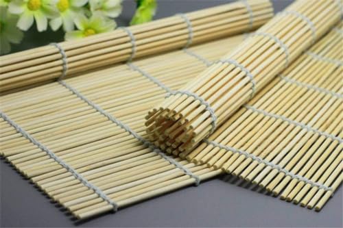 JapanBargain 3677, Sushi Making Kit Sushi Mat Bamboo Sushi Rolling Mat Sushi Roller with Rice Paddle Scoop Set