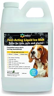 Branch Creek Entry Chloride-Free, Non-Toxic, Liquid Snow and Ice Melt Certified Safe for Pets, Plants, Floors, Concrete, Sidewalks, and Metal for Residential or Commercial Use (0.5 Gallon)
