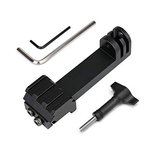 Fantaseal VTG-1815US High Precision Aluminum Alloy Universal 2In1 Action Camera Rifle Gun Crossbow Parallel Mlock Picatinny Rail Mount Clamp Weaver Adapter thumb #6